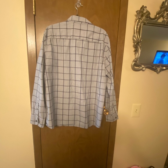 Old khaki button down mens shirt XL - Picture 5 of 6